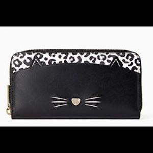Brand new with tags Kate Spade cat wallet